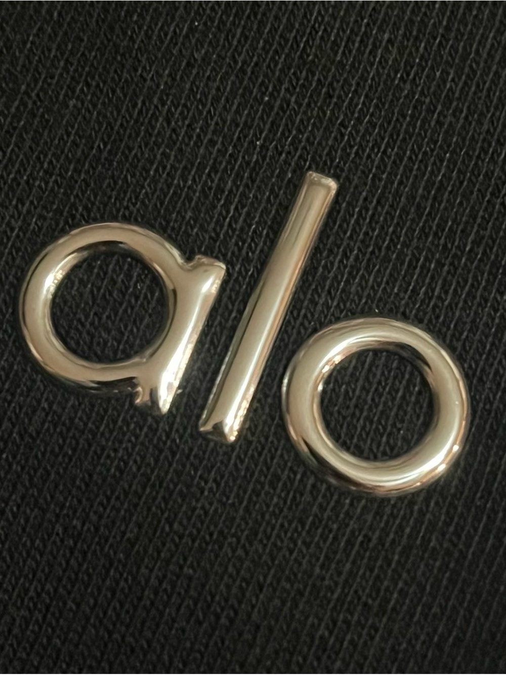 Alo Yoga Accolade Straight Leg Sweatpants Black Logo NWT Size Medium - Picture 4 of 11